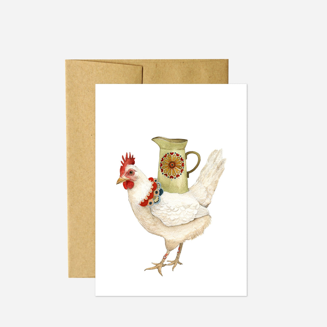 Jen The Hen Card