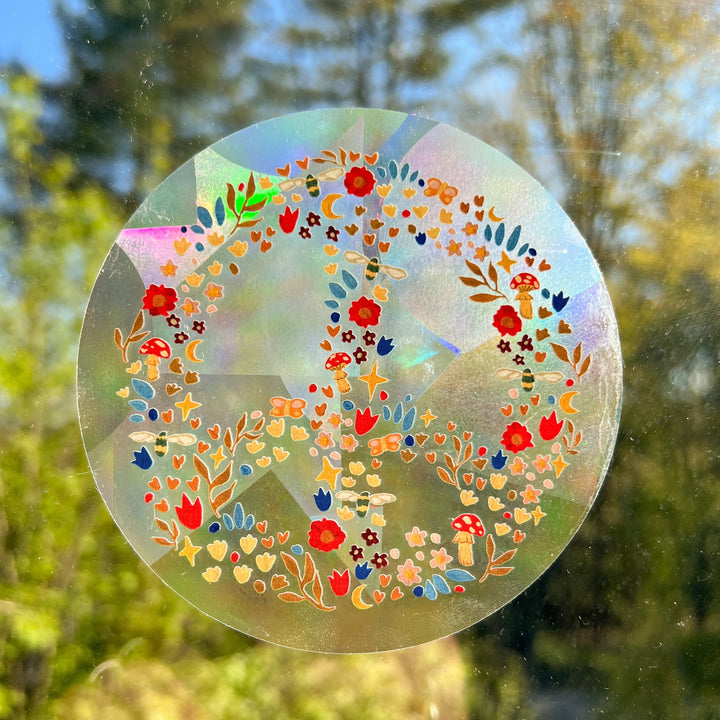 Peace Suncatcher Sticker