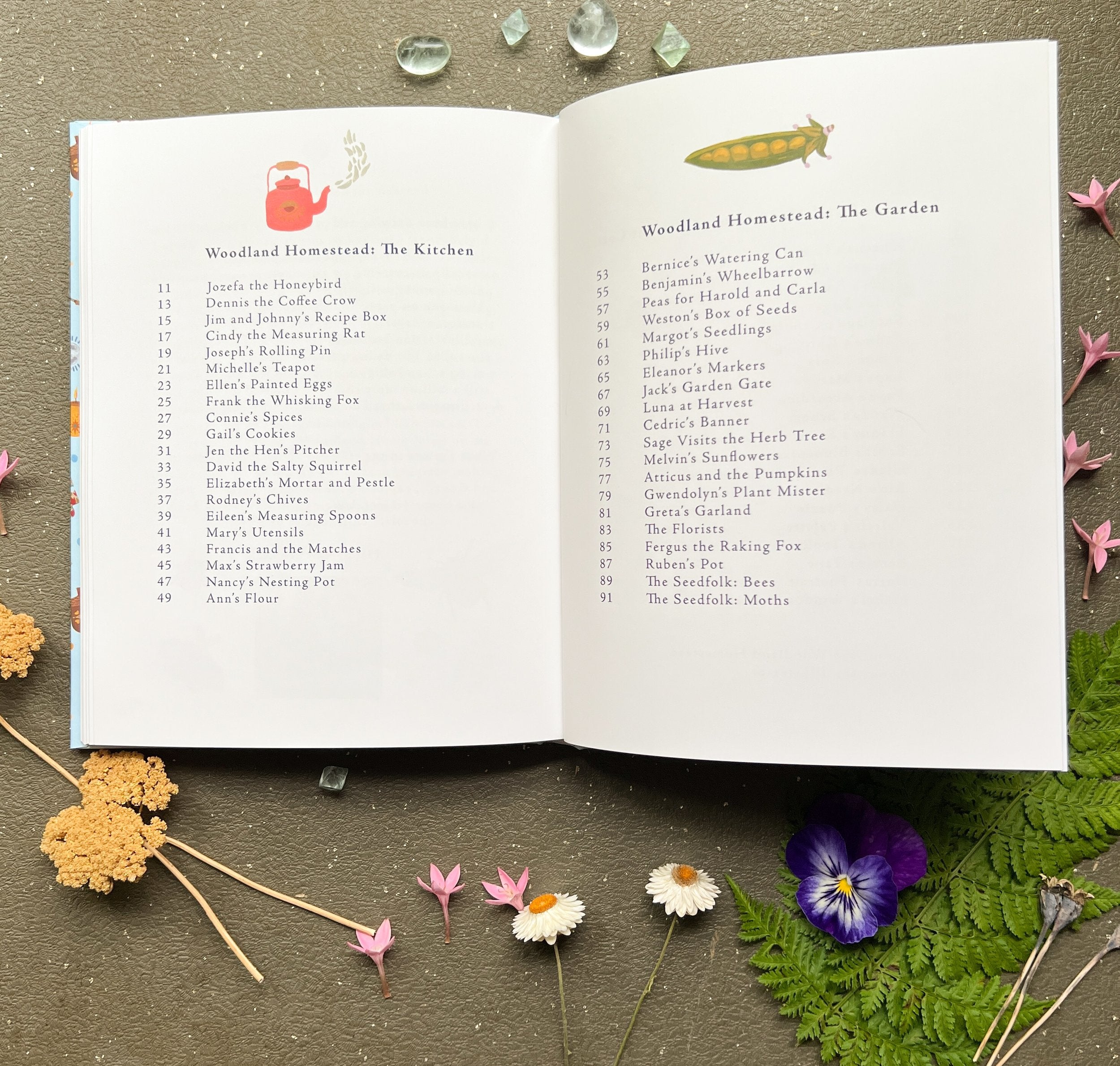 Jess Polanshek Artist Book - The Woodland Homestead