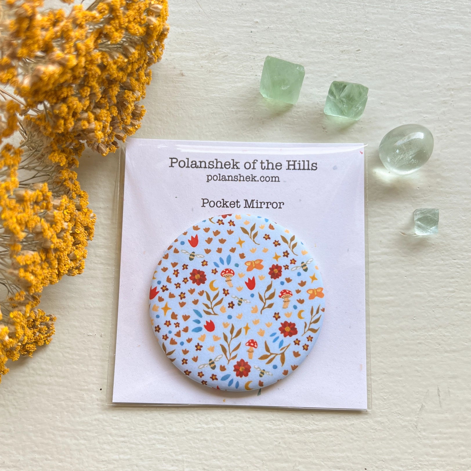 Bee Swarm Pocket Mirror