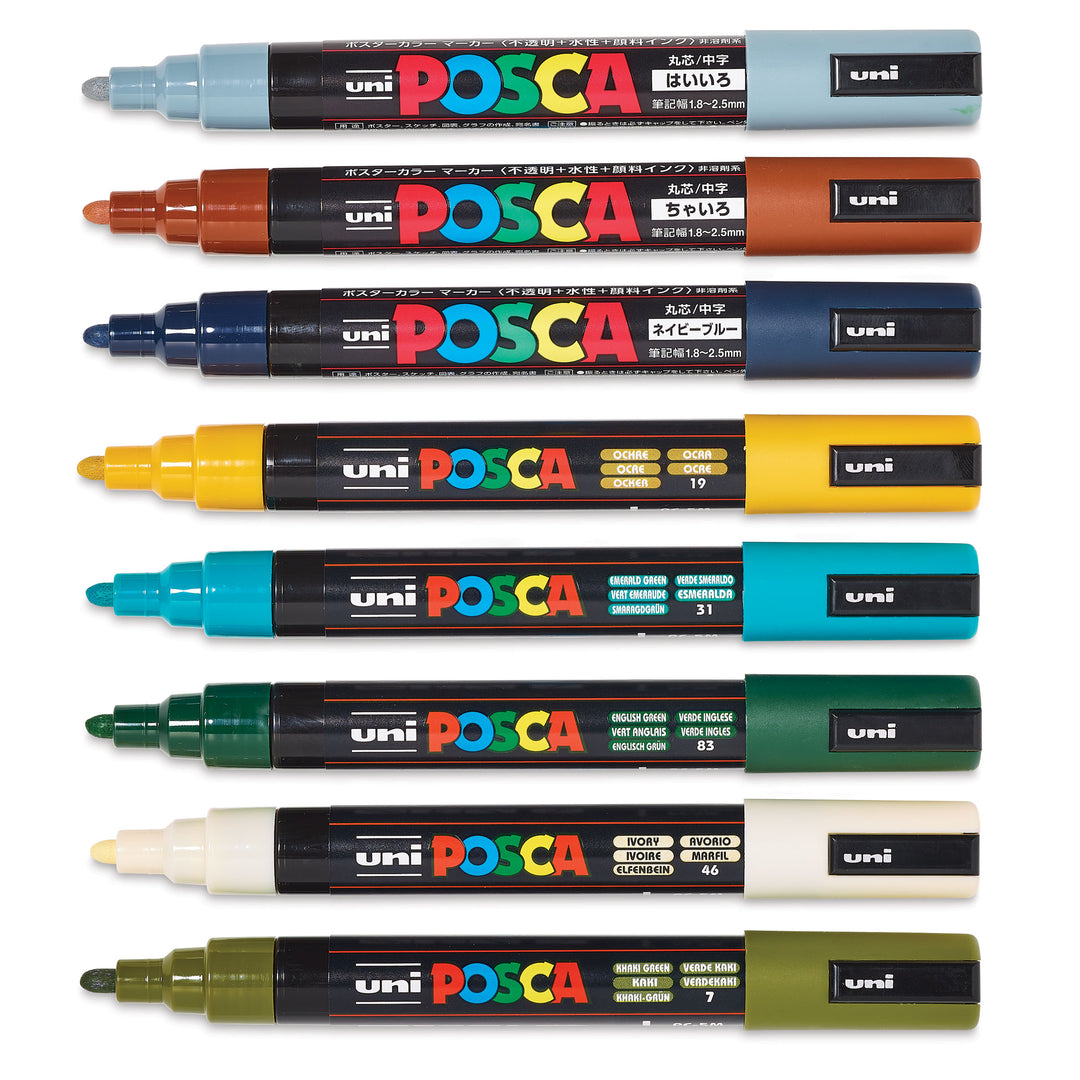 Posca Paint Pen Set - Earth PC-5M - Desert