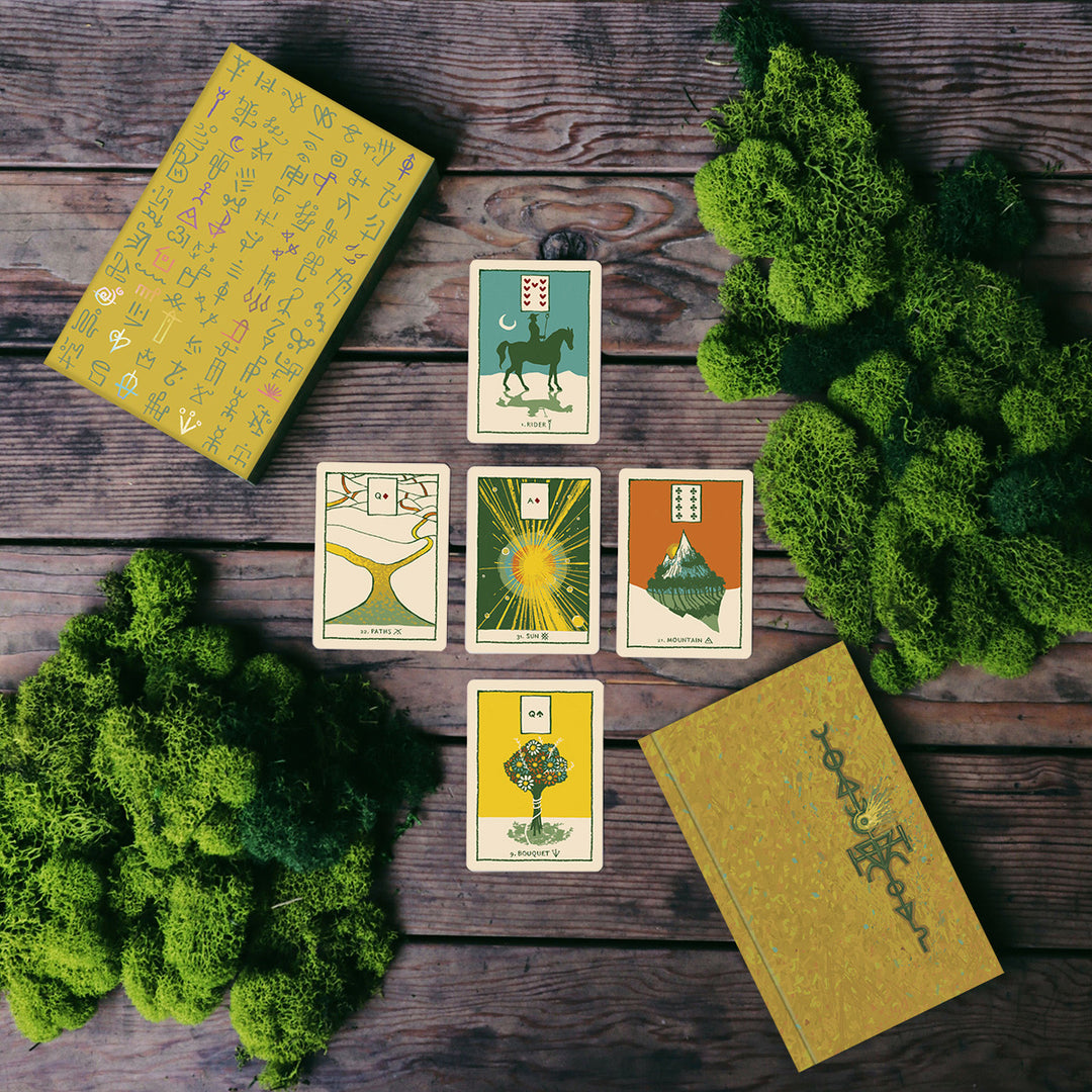 Green Glyphs Lenormand Deck + Guide