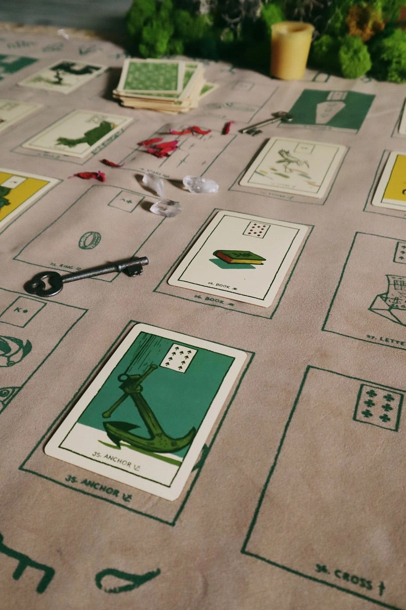 Green Glyphs Lenormand Deck + Guide