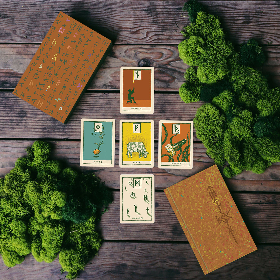 Green Glyphs - Runes Deck