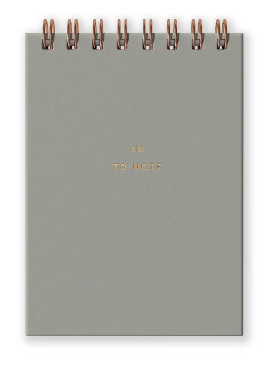 Mini Top Spiral Jotter - Light Sage