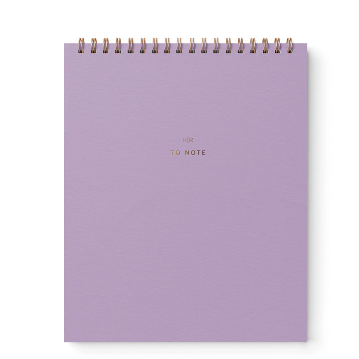 Top Spiral Notebook - Lavender