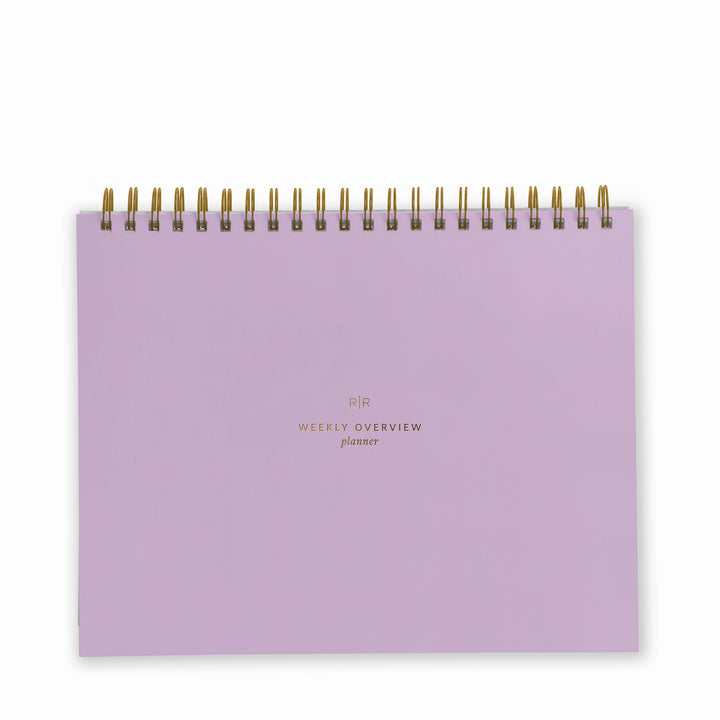 Weekly Overview Planner Undated - Lavender