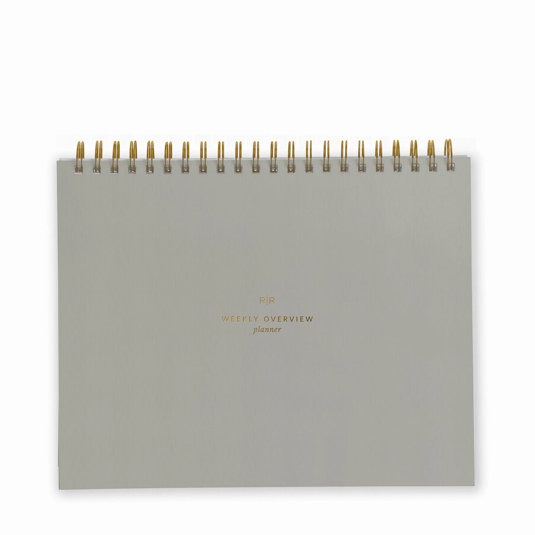 Weekly Overview Planner Undated - Light Sage