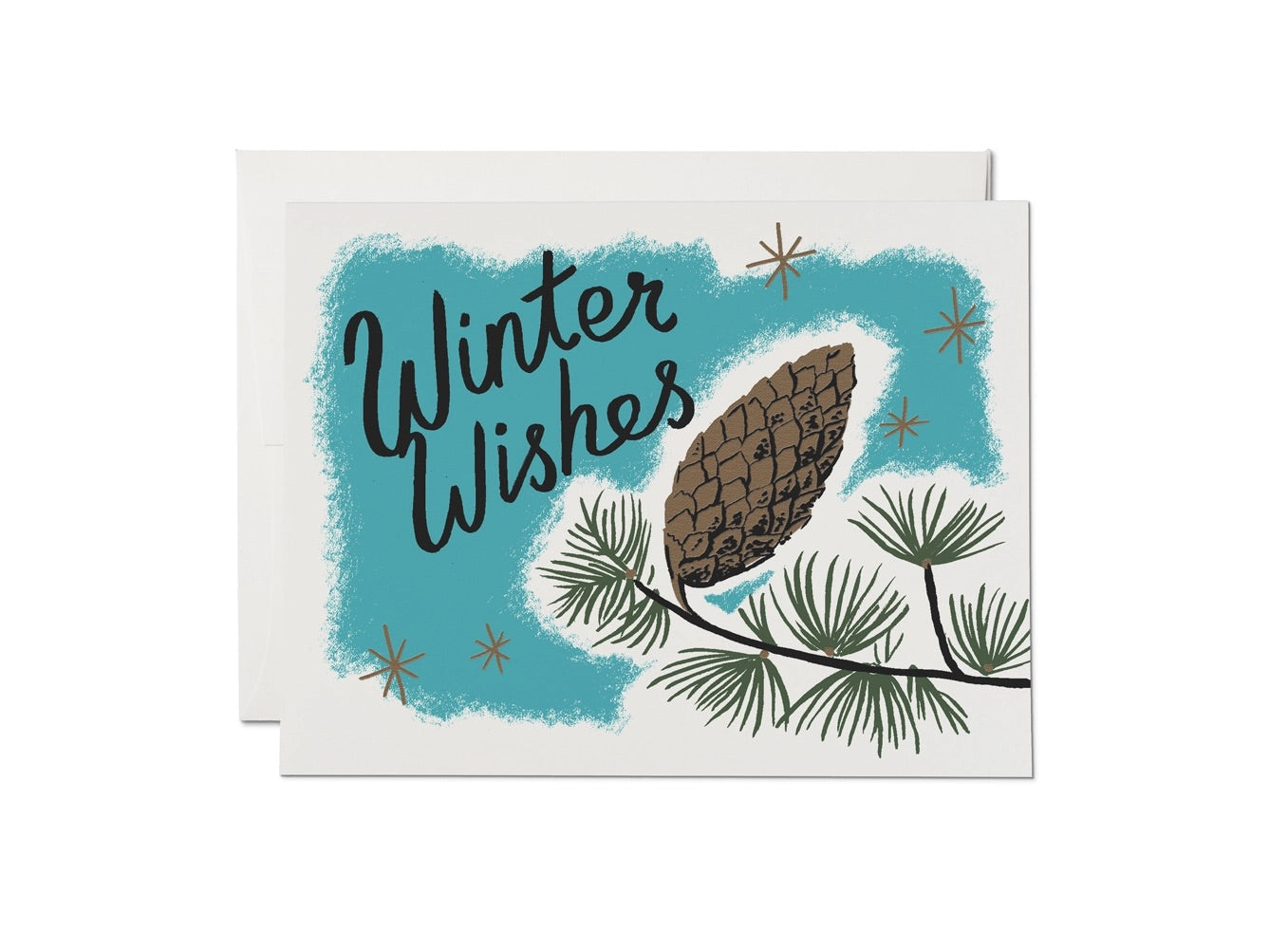 Pinecones Holiday Card