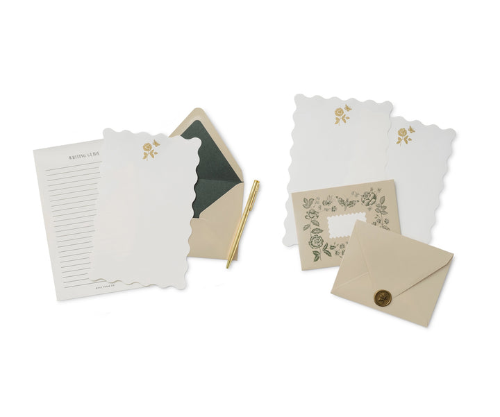 English Rose Letter Writing Box Set