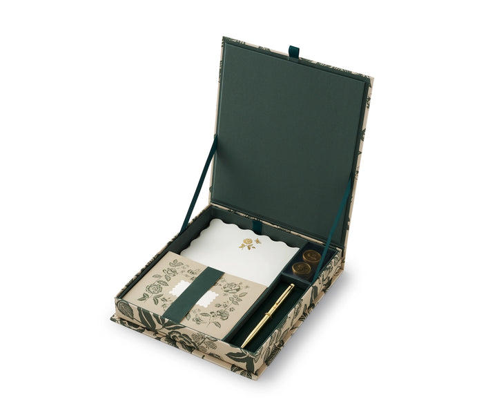 English Rose Letter Writing Box Set