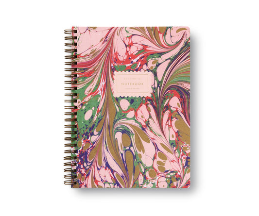 Florence Marbled Spiral Notebook