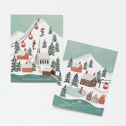 Holiday Snow Scene Card