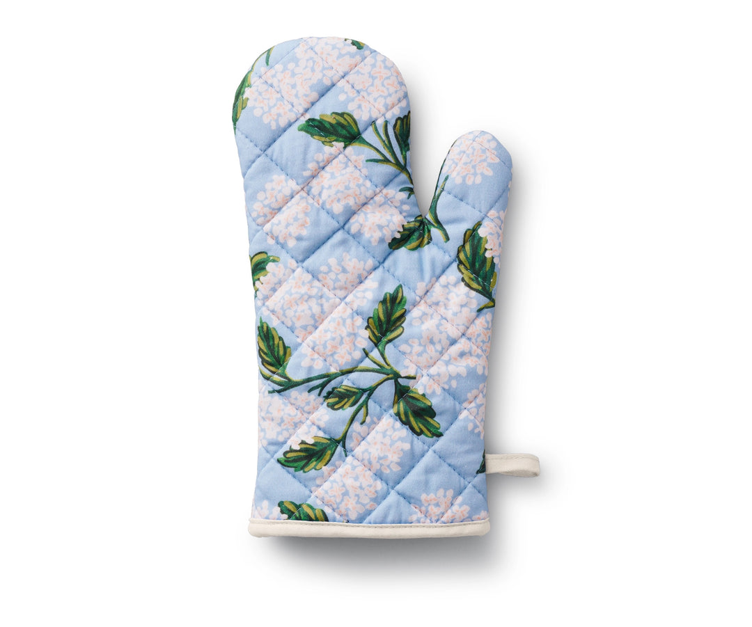 Hydrangea Oven Mitt