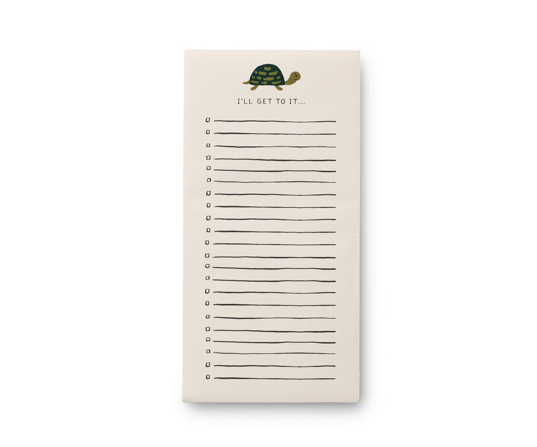 I'll Get To It Turtle Notepad