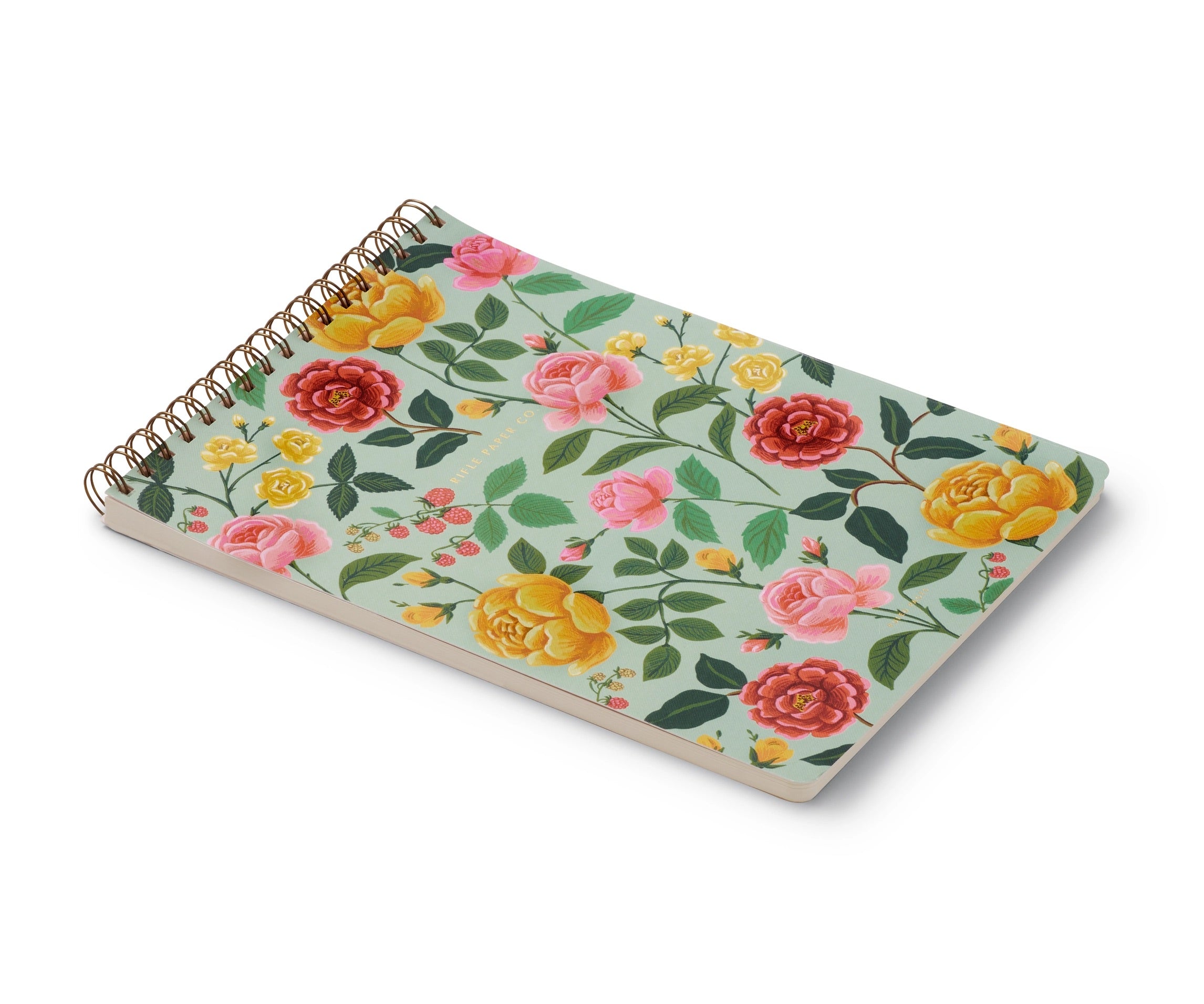 Roses Garden Large Top Spiral Notepad