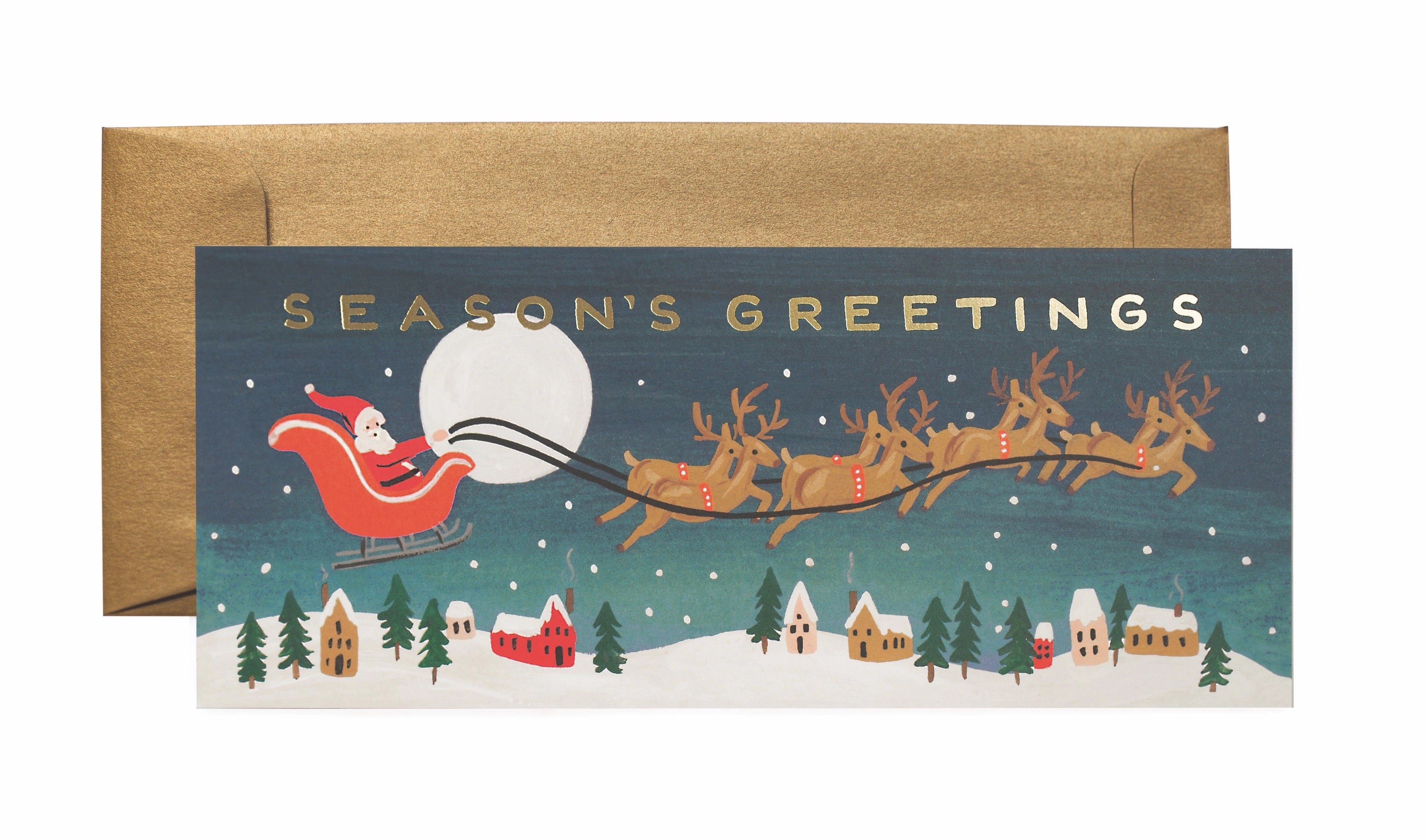 Santa's Sleigh Card