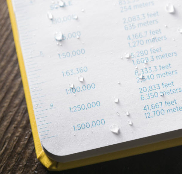 Rite In The Rain Hard Cover Journal - No. 300F Yellow