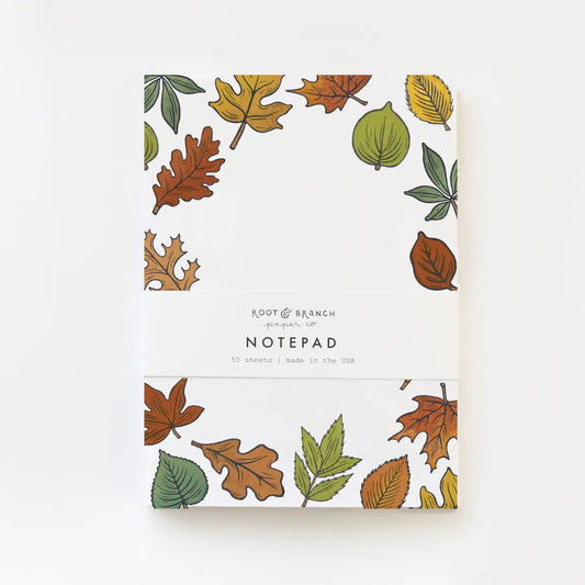Fall Leaves Notepad