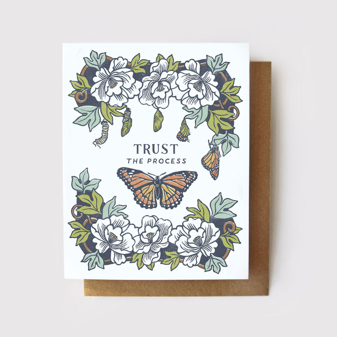 Trust the Process Butterfly Card