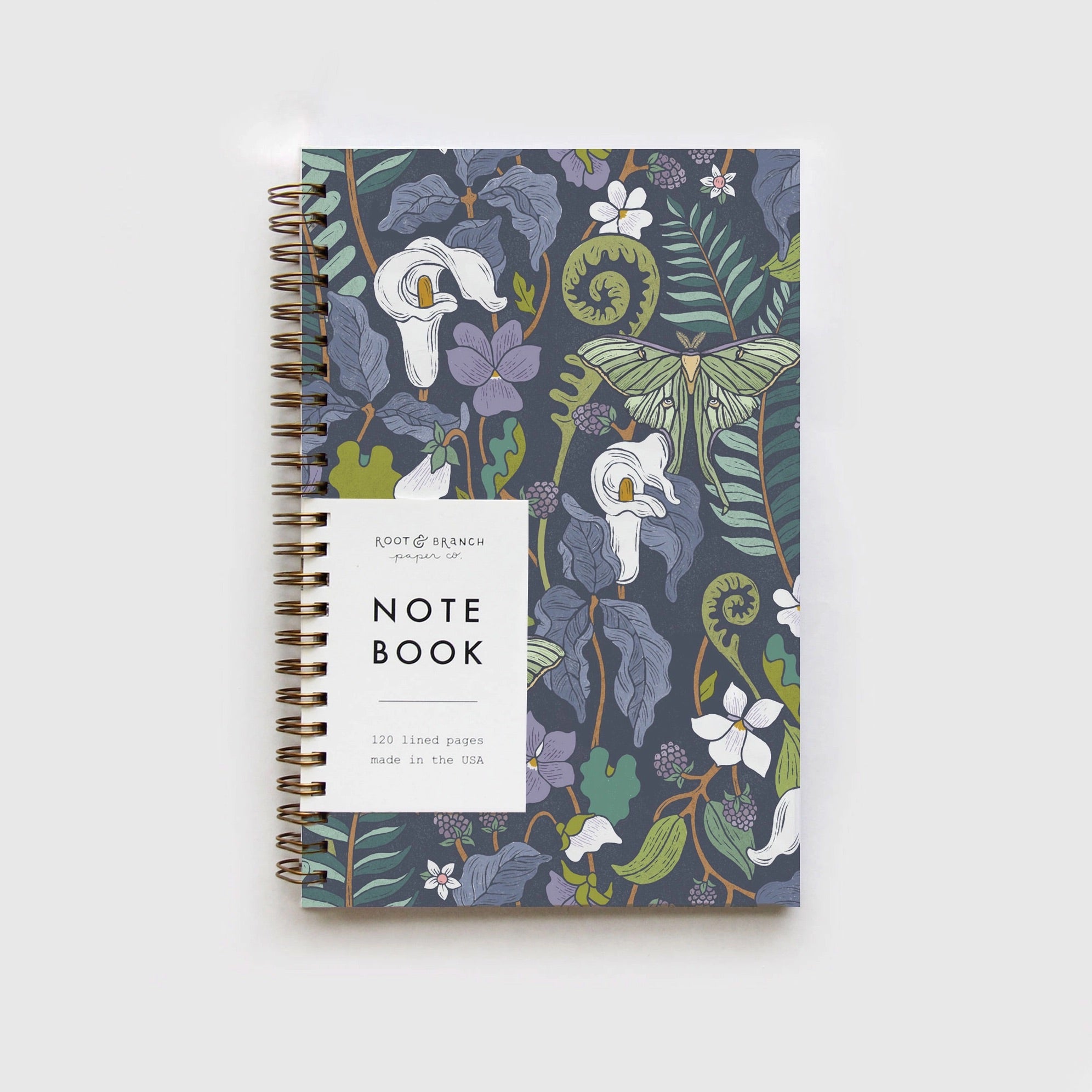 Woodland Bramble Spiral Notebook