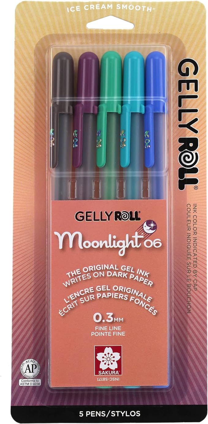 Gelly Roll Moonlight 5-Pack - Twilight Waters