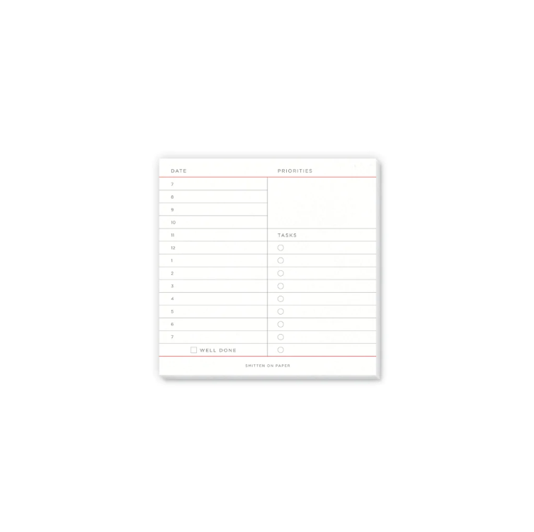 Blush Organization Notepad