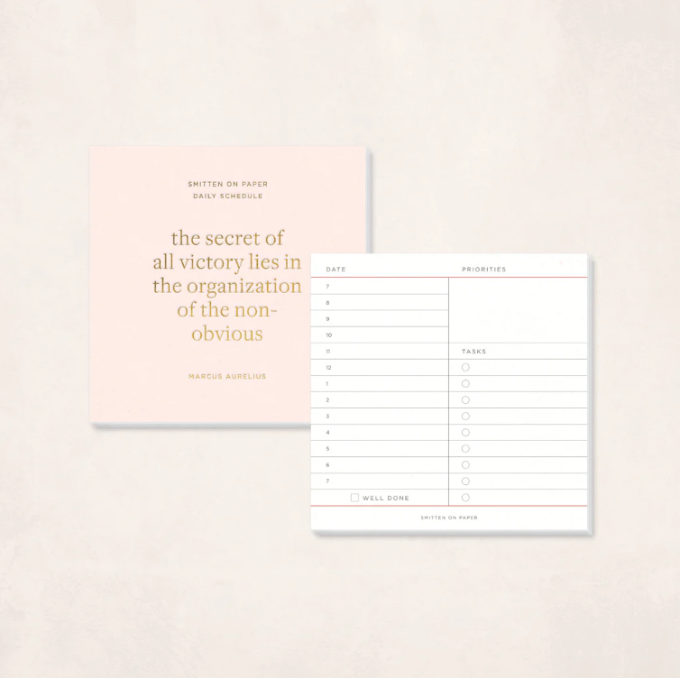 Blush Organization Notepad