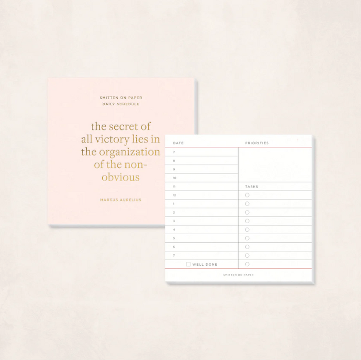 Blush Organization Notepad