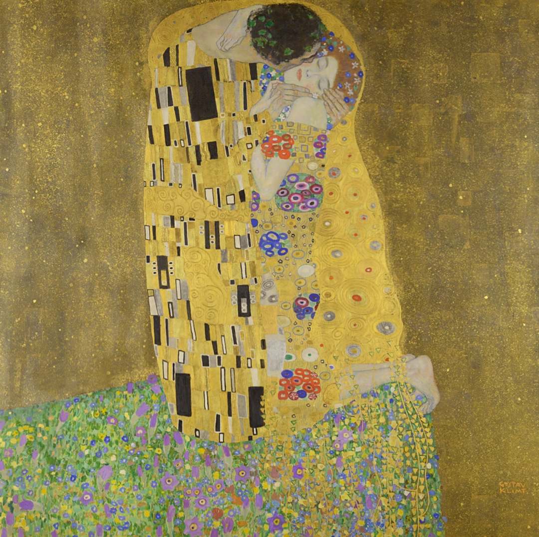 Gustav Klimt's The Kiss Mystery Theme Set