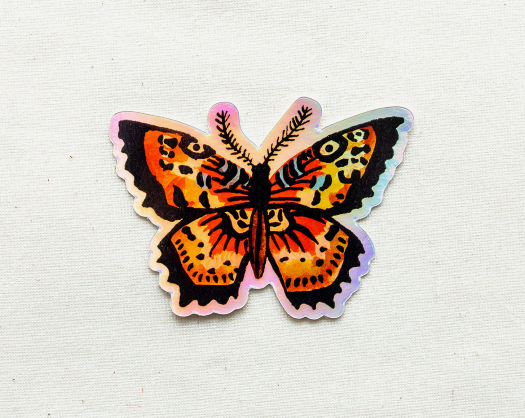 Holographic Butterfly Vinyl Sticker
