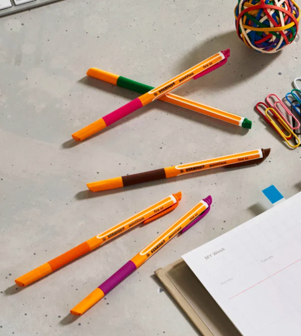 Stabilo Point Visco Rollerball Pens - Pack of 10