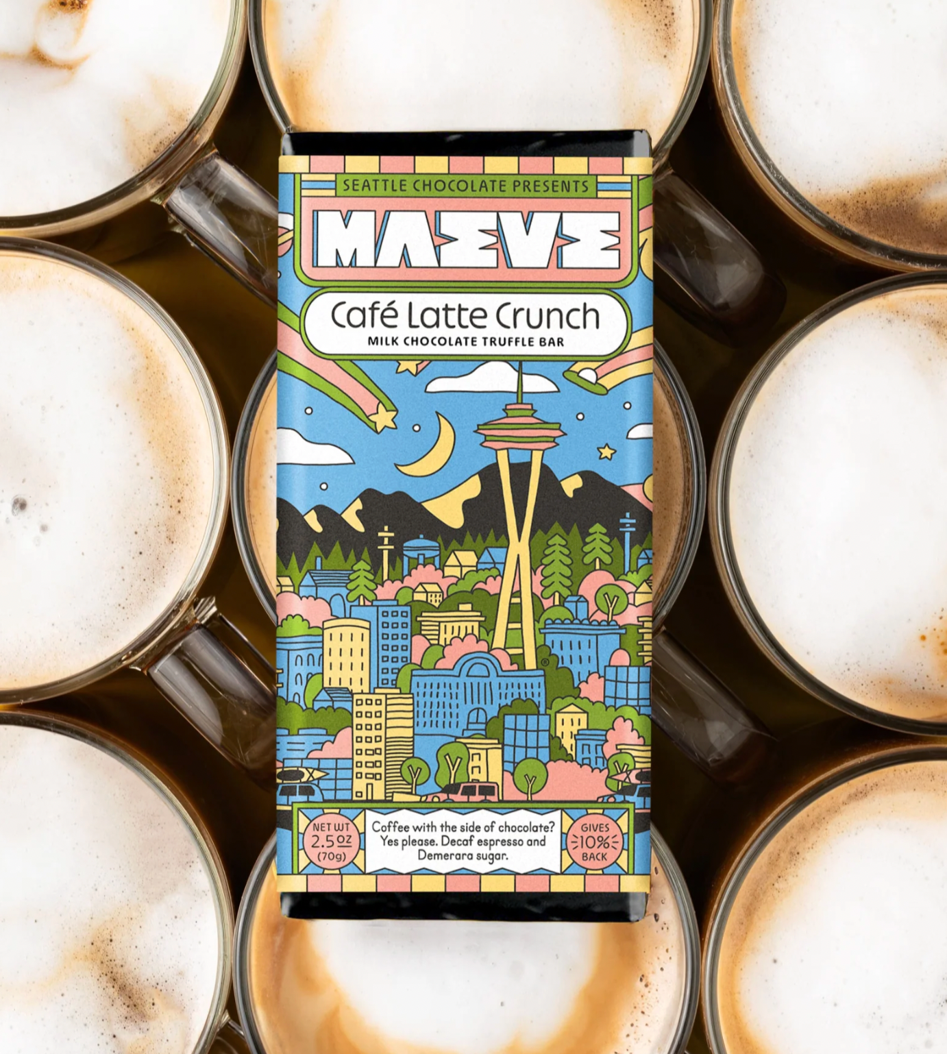 Café Latte Crunch Chocolate Bar