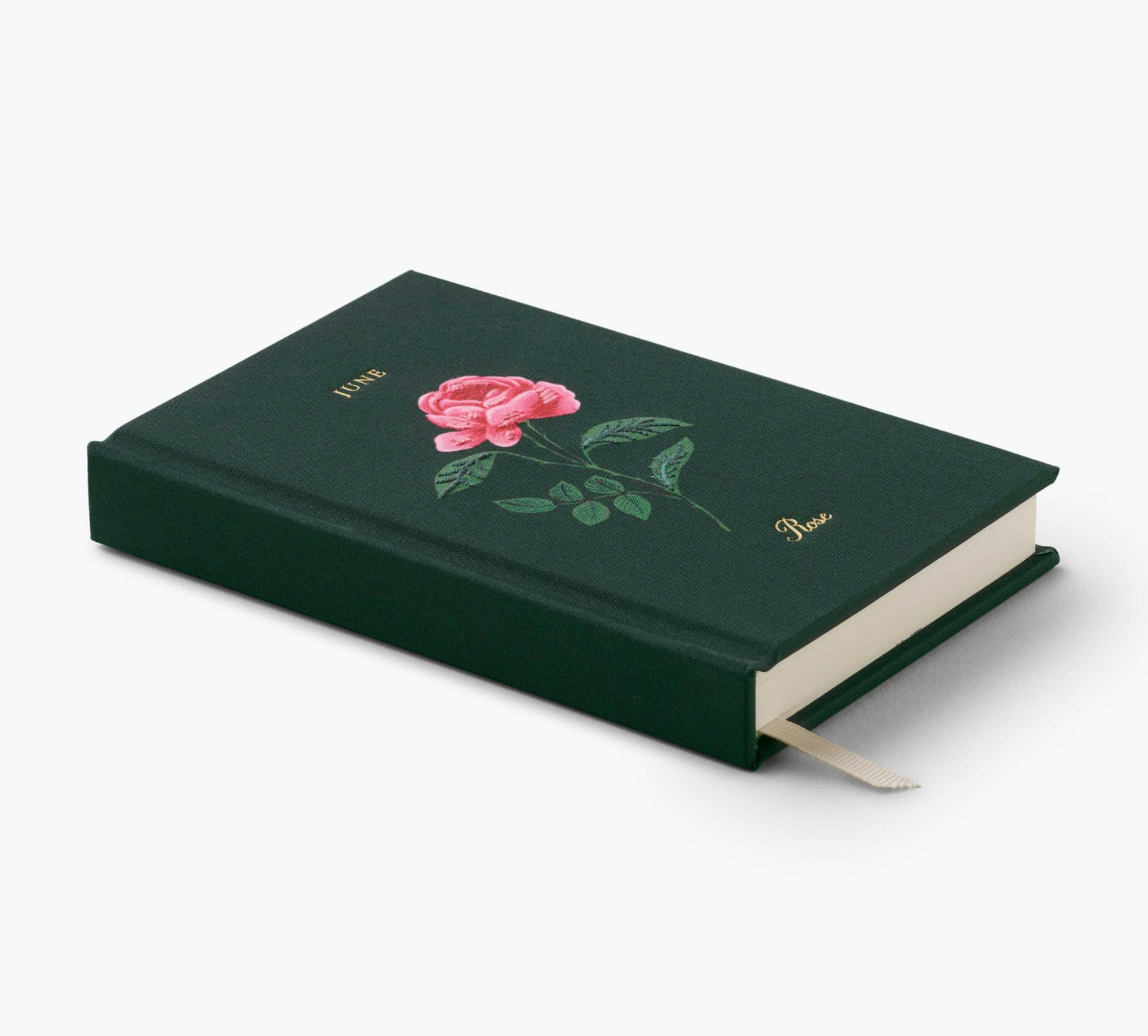 Mini Birth Month Embroidered Journal - June Rose