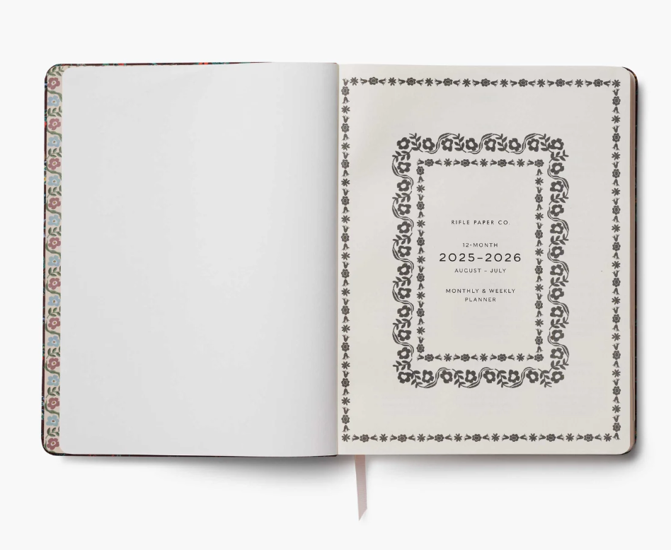 2025-2026 Gracie 12-Month Academic Bookbound Planner