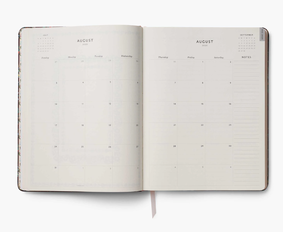 2025-2026 Gracie 12-Month Academic Bookbound Planner