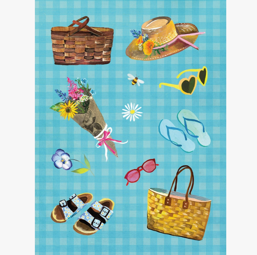 Katie Daisy's Wildflower Picnic Sticker Book