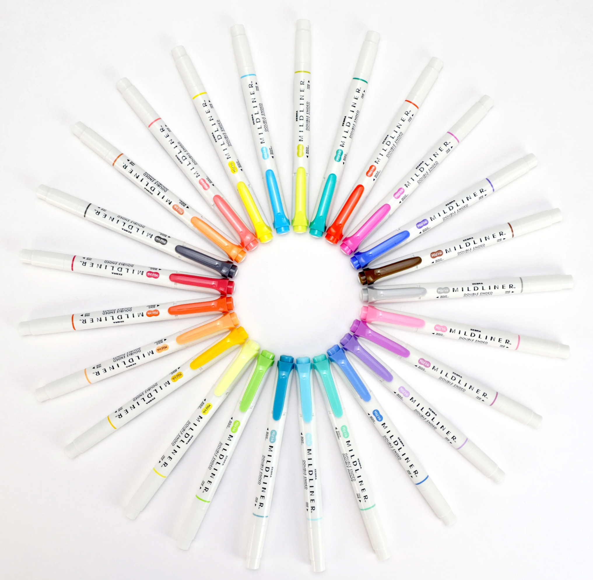 Zebra Mildliners - 8 Assorted Colorways