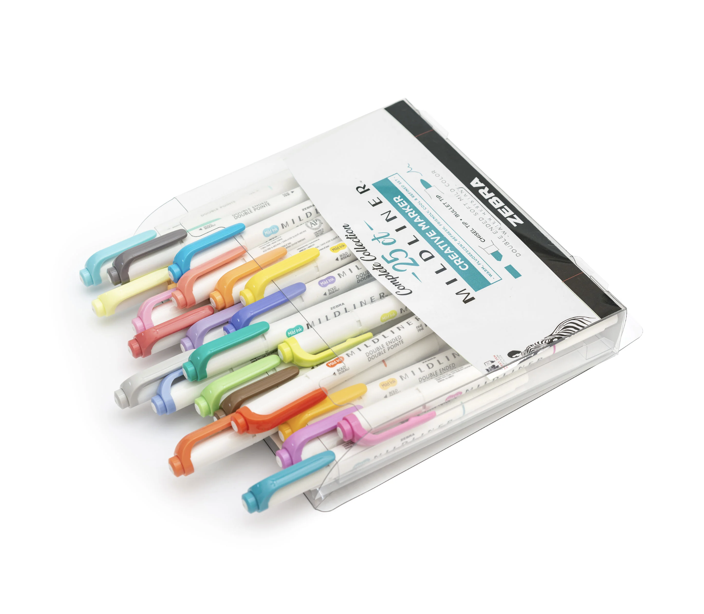 Zebra Mildliners - 8 Assorted Colorways