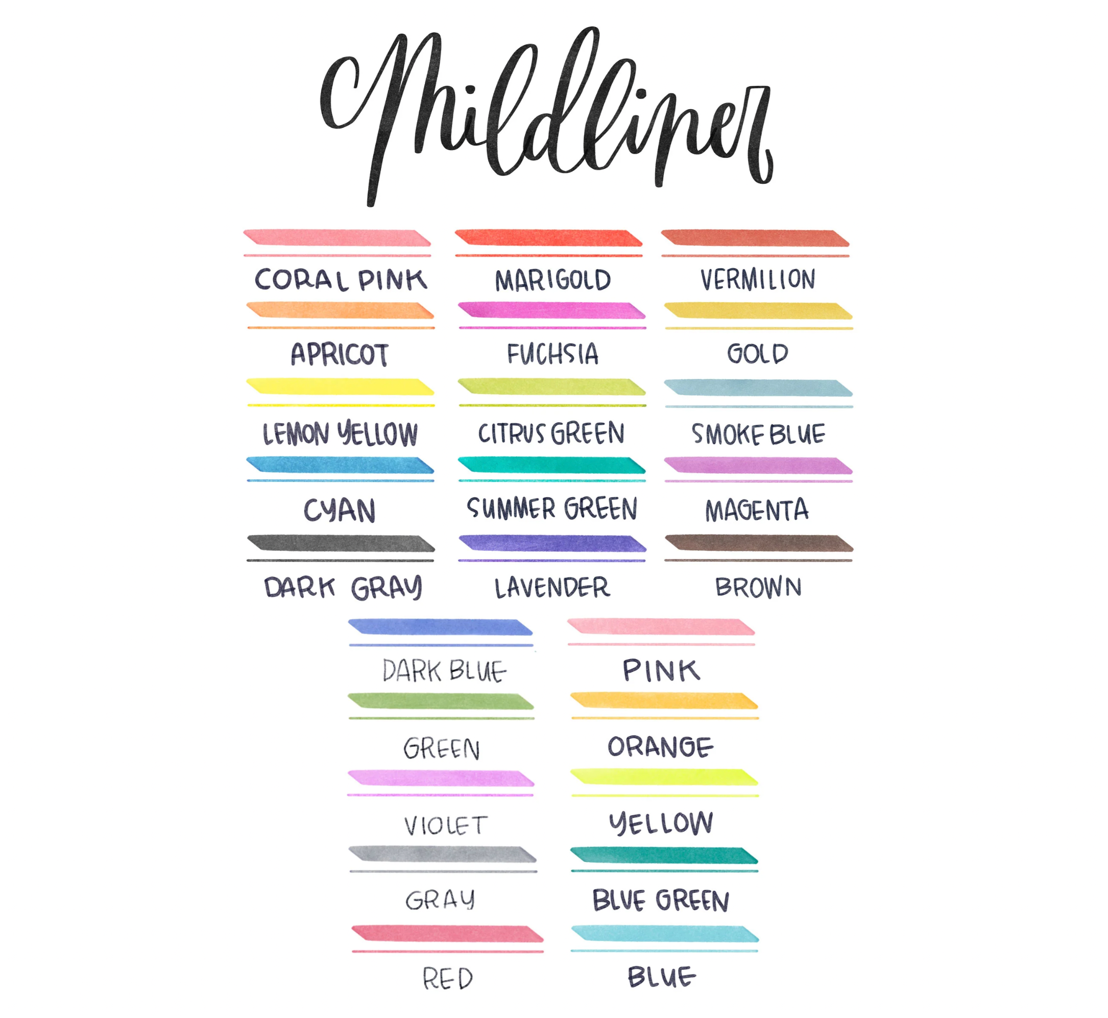 Zebra Mildliners - 8 Assorted Colorways