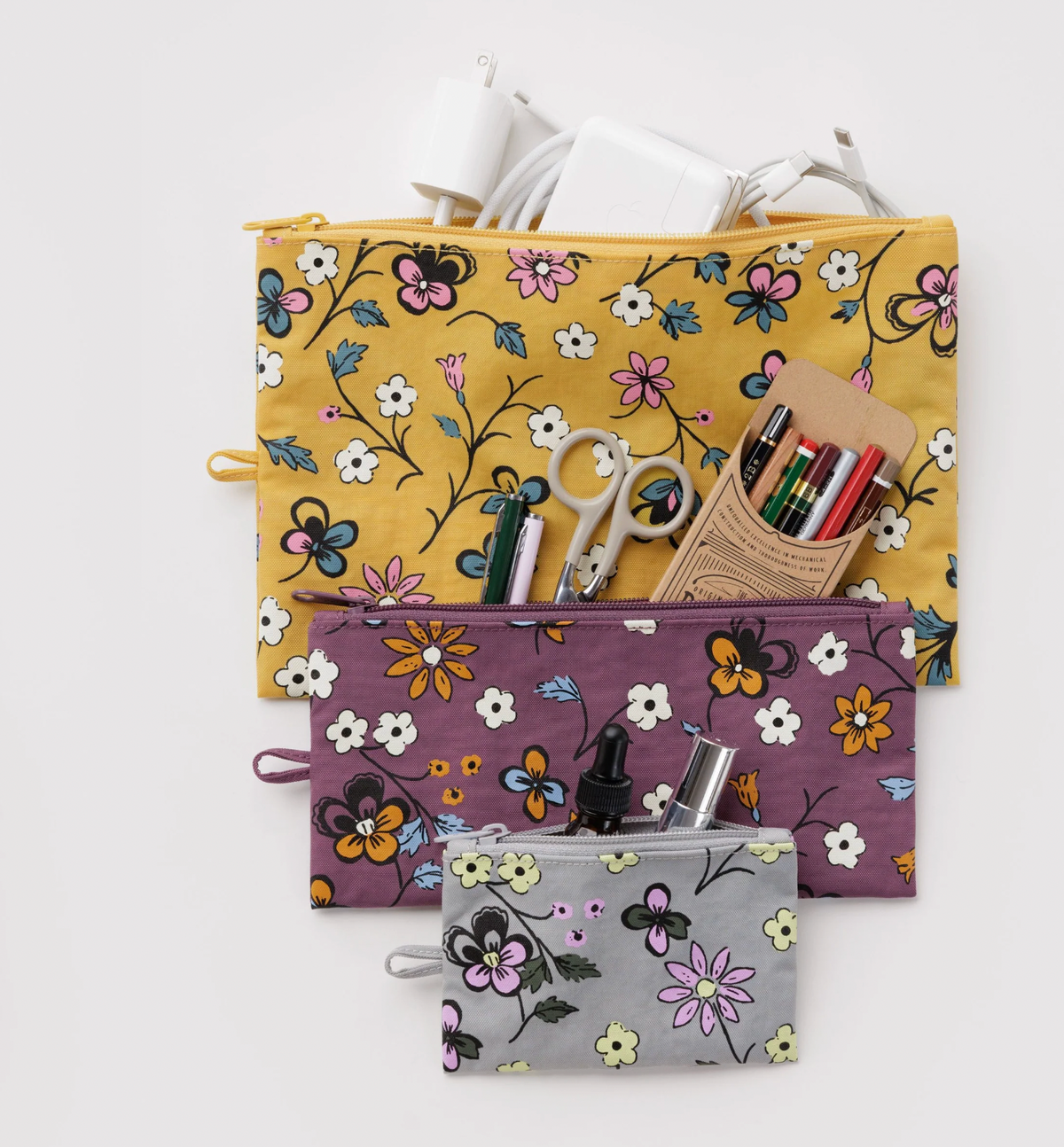 Fall Florals - Pouch Set of 3