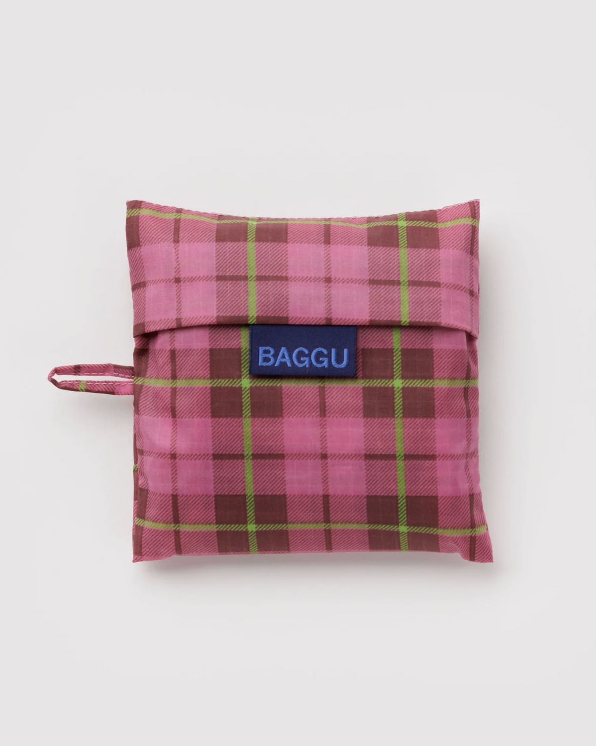 Standard Baggu - Pink Tartan