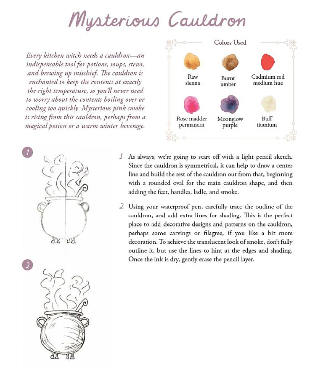 Witchy Watercolor Guidebook