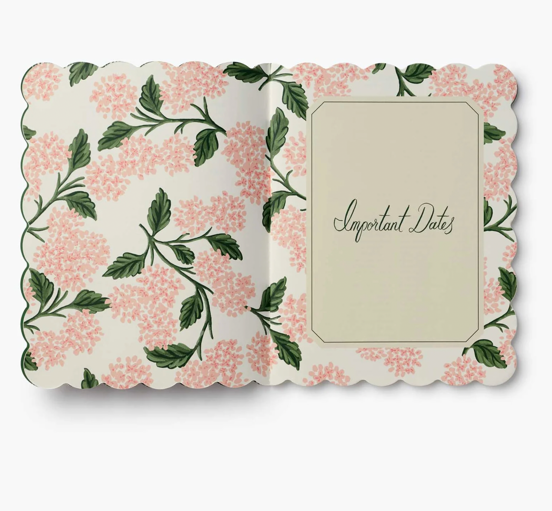 2027 Pink Hydrangea 12-Month Academic Appointment Notebook