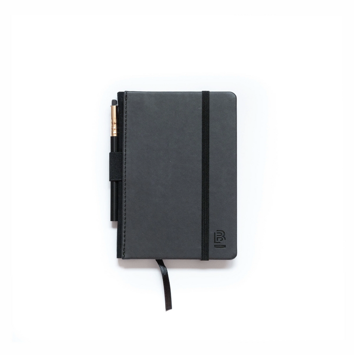 Small Lined Blackwing Slate Notebook - Black