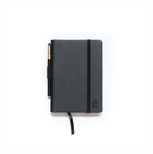 Small Lined Blackwing Slate Notebook - Black