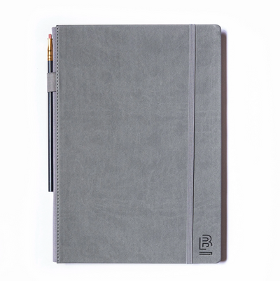 Large Graph Blackwing Slate Notebook - Gray
