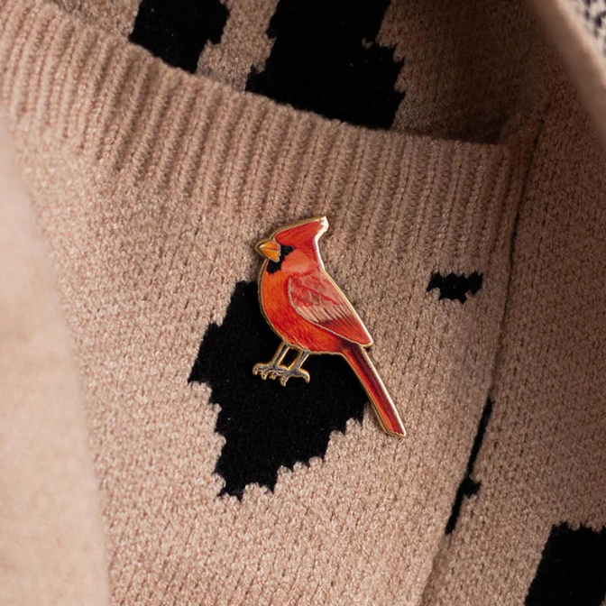 Northern Red Cardinal Pin