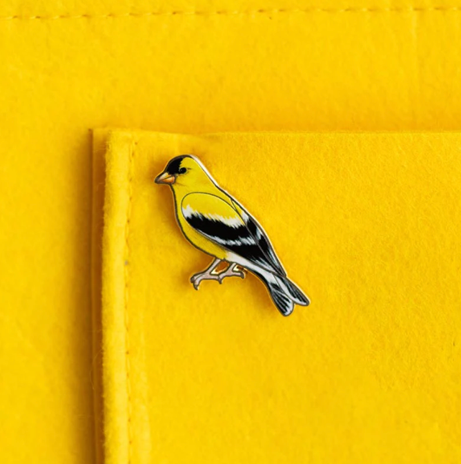 Eastern Goldfinch Pin