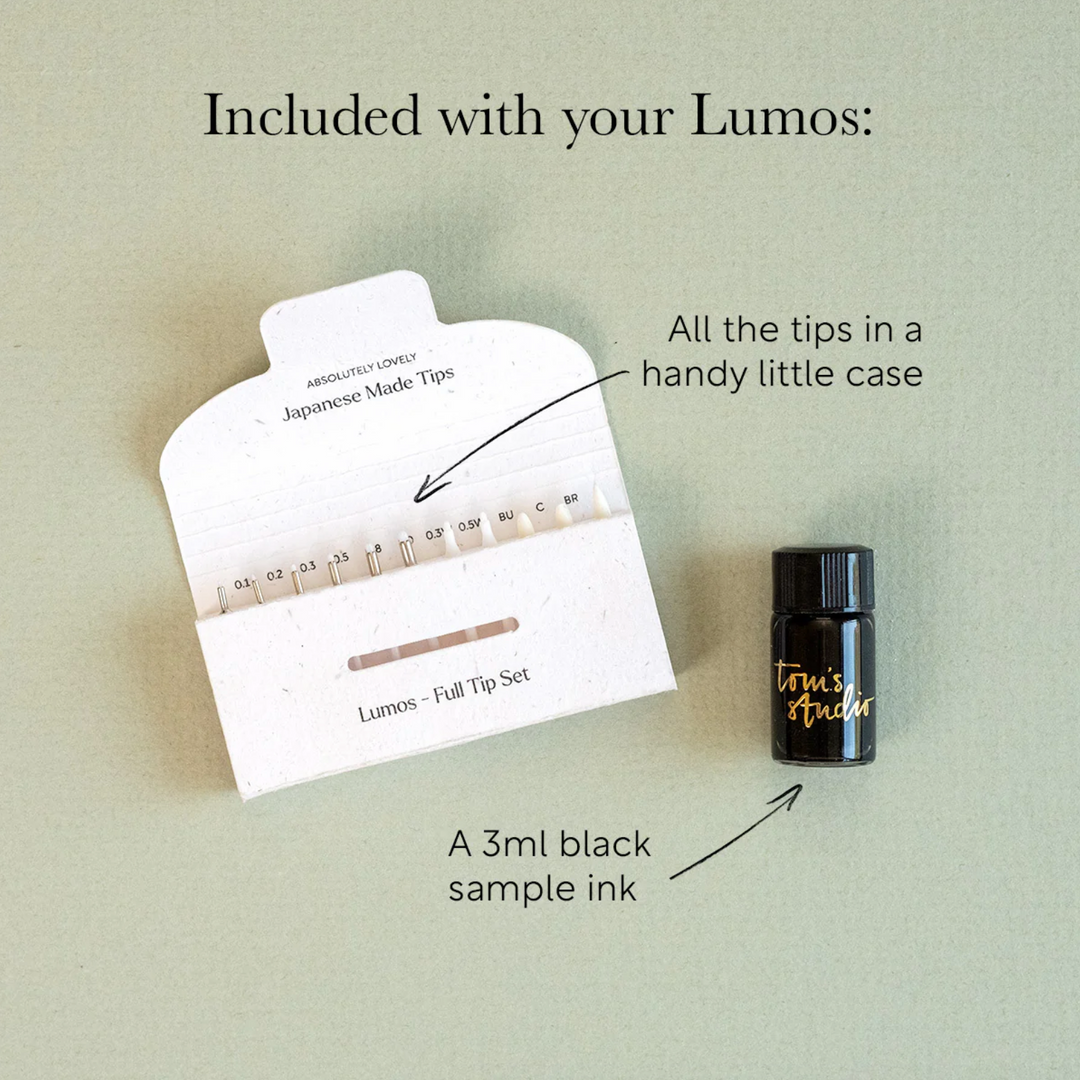 Tom's Studio Lumos Pro Refillable Pen - Duo Tip